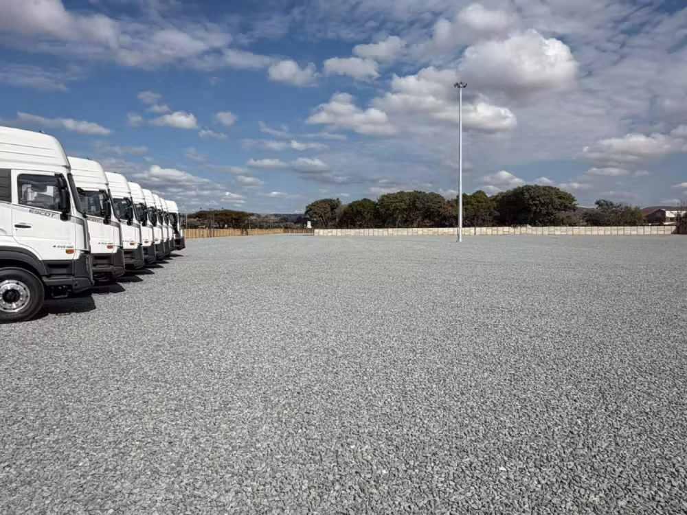 Commercial civil works parking infrastructure